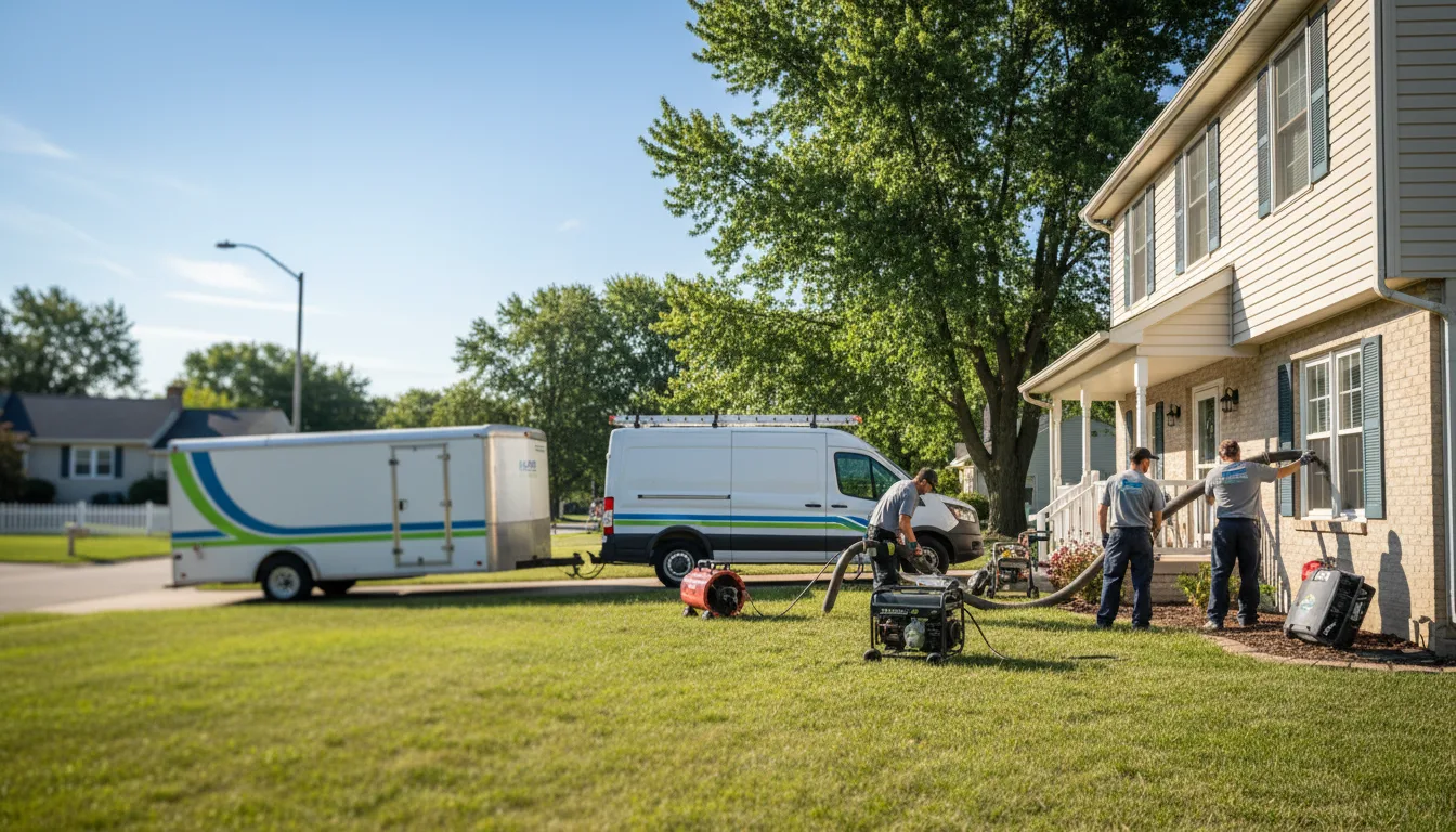 Flooded Basement Restoration And Cleanup With Repair in Rankin, IL near me